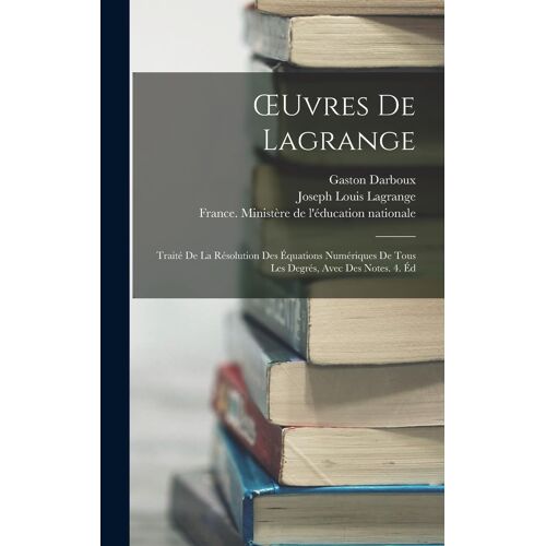 Oeuvres De Lagrange