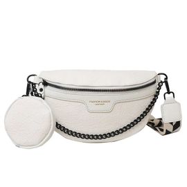 Sac banane en PU avec mini porte-monnaie pour femme,sacs JOWaist,sac à bandoulière,grande capacité,mode populaire,2023
