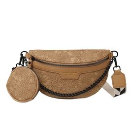 Sac banane en PU avec mini porte-monnaie pour femme,sacs JOWaist,sac à bandoulière,grande capacité,mode populaire,2023