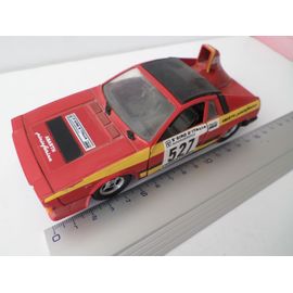 Fiat Rallye Modele Abarth Pininfarina N° 527 Rouge-Polistil