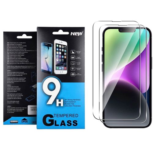 Verre Trempé Apple IPhone 14, Lot de 2 verres trempés Film de Protection d écran, vitre anti casse 