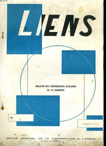 Liens Bulletin Des Cooperatives Scolaires De La Charente Numero 18