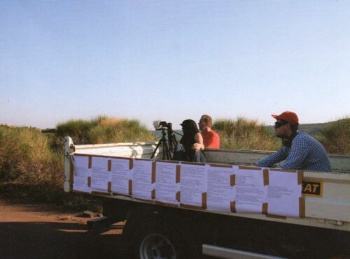 Carton D'invitation De L'exposition De Niek Van De Steeg "Yellow Cake & Black Coffe" Au Centre D'art Le Lait À Albi Le 7 Juillet 2012