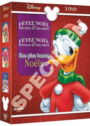 Coffret - Fêtez Noël Avec Mickey Et Ses Amis + Fêtez Noël Avec Donald Et Ses Amis + Nos Plus Beaux Noëls - Pack