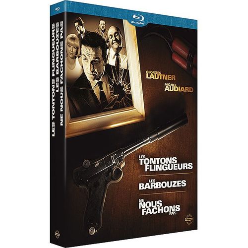Georges Lautner / Michel Audiard : Les Tontons Flingueurs + Les Barbouzes + Ne Nous Fâchons Pas - Pack - Blu-Ray