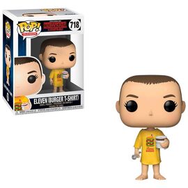 Figurine Funko Pop! N°718 - Stranger Things - Eleven Avec T-Shirt Burger