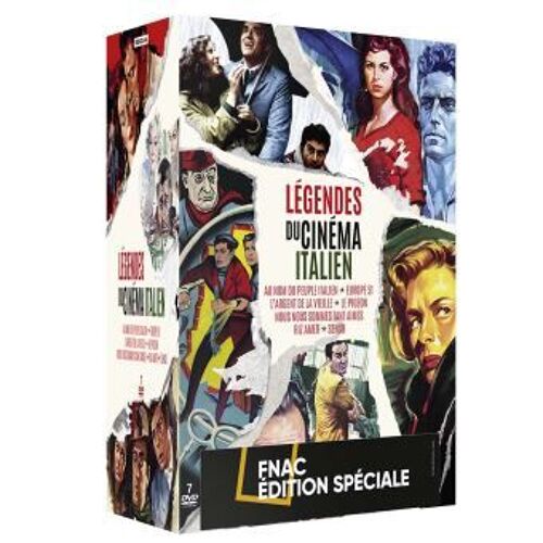 Légendes Du Cinéma Italien - Coffret - Édition Spéciale Fnac (Au Nom Du Peuple Italien  Europe 51  LArgent De La Vieille  Le Pigeon  Nous Nous Sommes Tant Aimés  Riz Amer  Senso)