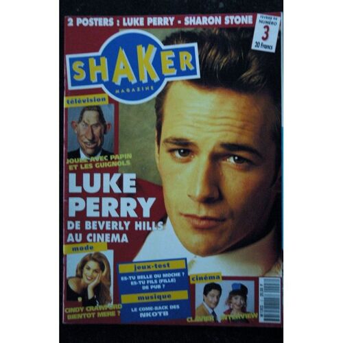 Shaker Magazine N° 3 - 1994 02 Cindy Crawford - Luke Perry - Sharon Stone - Pas De Poster