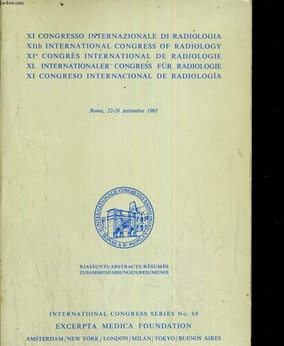 Xi Congrès International De Radiologie