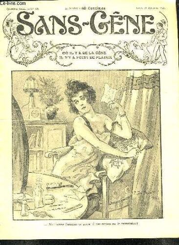 Sans Gene N° 170 Du Samedi 23 Decembre 1922.