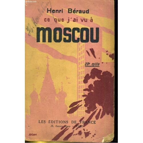 Ce Que J'ai Vu À Moscou