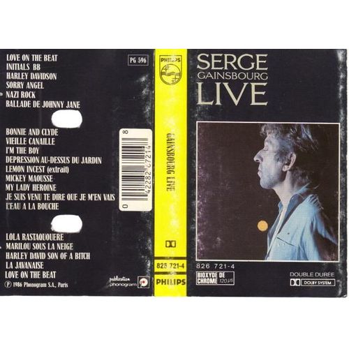 Serge Gainsbourg - Gainsbourg Live