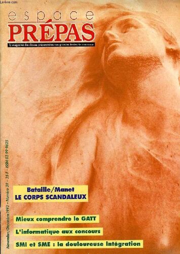 Espace Prepas, N° 39, Nov.-Dec. 1993