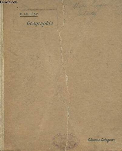 Cours De Geographie, Geographie Generale, Les Cinq Parties Du Monde, La France Et Ses Colonies