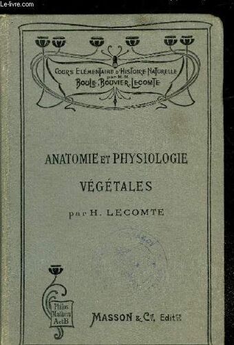 Anatomie Et Physiologie Animale Et Vegetales