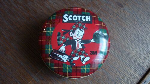 Ancienne Boite Metal Tole Scotch,Vintage.