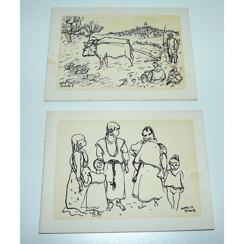 Aurès 56 Et Kabylie 56, 2 Petites Cartes Par Bronty