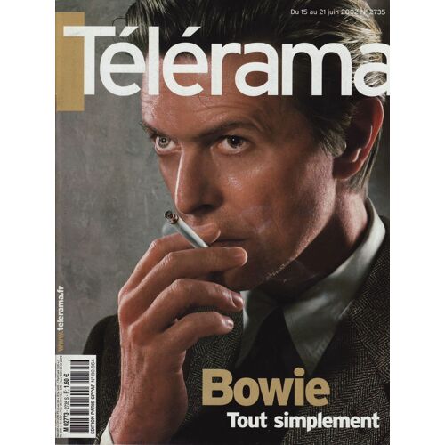 Télérama / 12-06-2002 N°2735 : David Bowie (3p) Michael Jackson (1/2p) Sissy Spacek (2p)