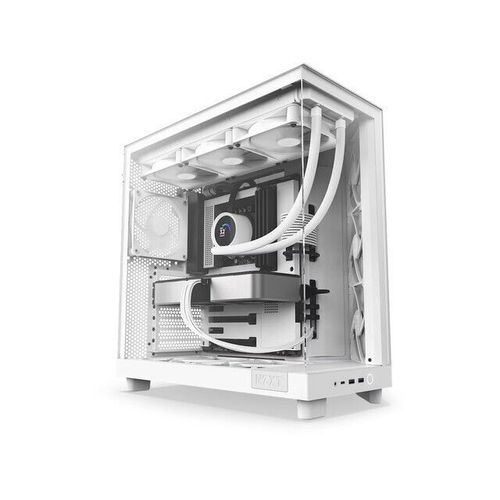 NZXT Nzxt H6 Air Flow H6 Flow - Boîtier moyen tour - Blanc - Verre Trempé