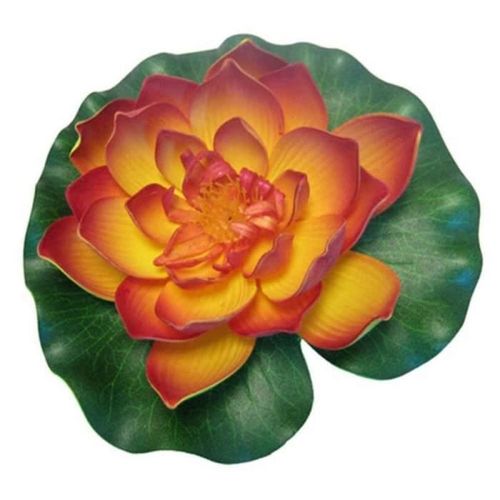 Décoration De Bassin - Nénuphar Pondolily - Pontec - Orange
