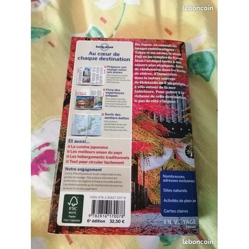 Lonely Planet Japon 2018 Avec Plan De Tokyo