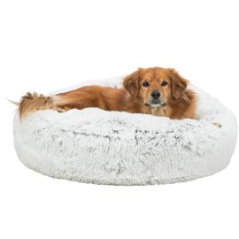 Coussin Harvey Rond D80cm Blanc Et Noir