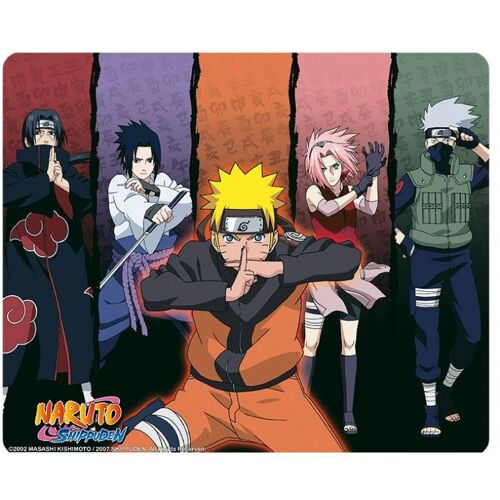 noname naruto shippuden - groupe - tapis de souris '23.5x19.5cm'