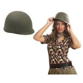 Casque Militaire Ou De L'armée Vert Kaki (Taille Unique Adulte)