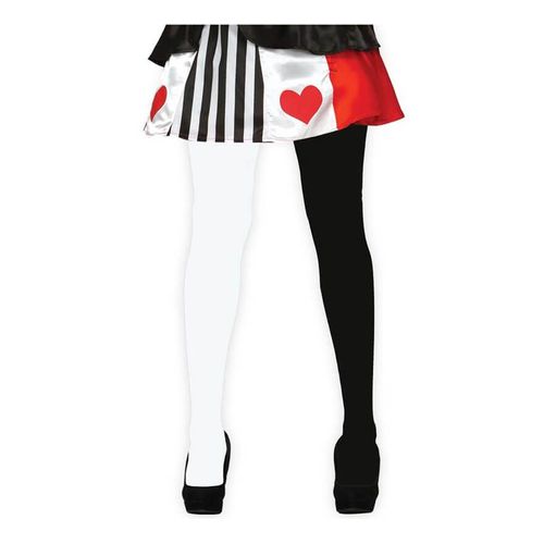 Bas Blanc Et Noir. Taille Unique Femme (Taille Unique Femme)