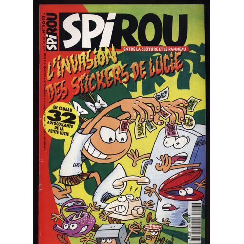 Spirou Hebdo N° 3093 : L'invasion Des Stickers De Lucie
