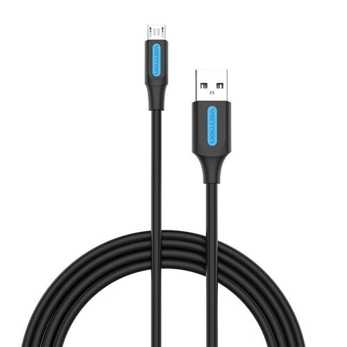 Vention Colbh Câble Usb 2 M Usb 2.0 Usb A Micro-usb B Noir