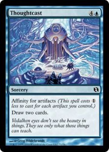 Magic The Gathering - Adjuration Des Pensées (Thoughtcast) - Duel Decks : Elspeth Vs Tezzeret - Commune