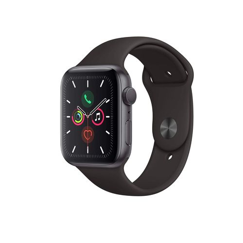 Apple Watch Series 5 (GPS) - Boîtier 44 mm gris en aluminium avec bracelet sport noir