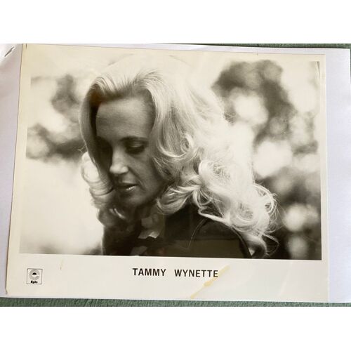Photo N & B De Tammy Wynette 26 X 20 Cm