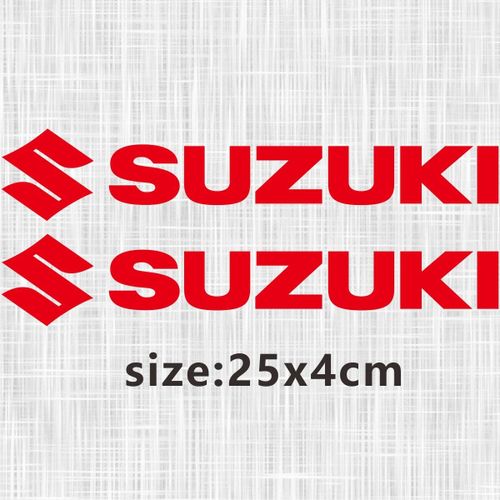 Autocollant De Moto Suzuki,Logo Emblème De Réservoir.Red Big.
