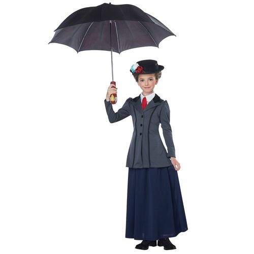 Déguisement Nourrice Anglaise Fille - Taille: S 6 - 8 Ans (134 Cm)