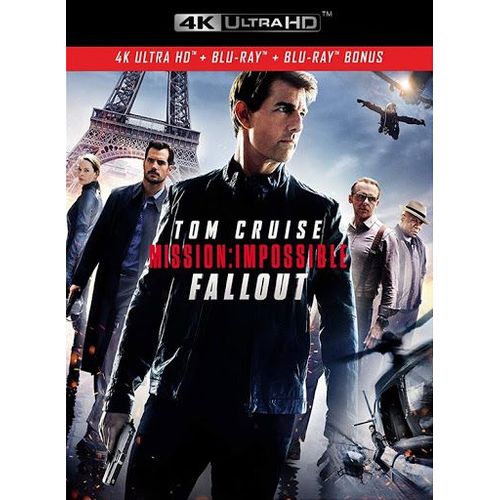 Mission : Impossible - Fallout - 4k Ultra Hd + Blu-Ray + Blu-Ray Bonus