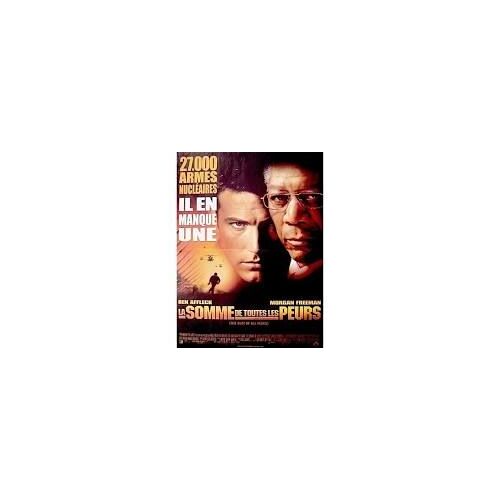 La Somme De Toutes Les Peurs - The Sum Of All Fears - Phil Alden Robinson - Ben Affleck - Morgan Freeman - 2002 - Affiche De Cinéma Pliée 120x160 Cm