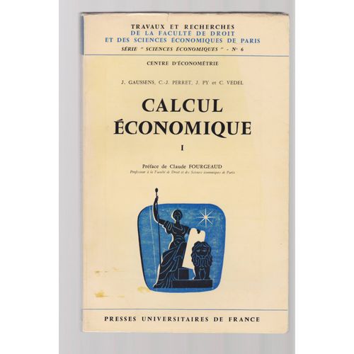 Calcul Économique 1