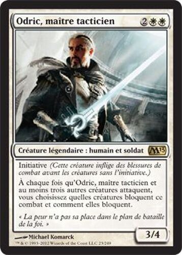 Foil - Odric Maitre Tacticien - Magic Mtg - M13 - R
