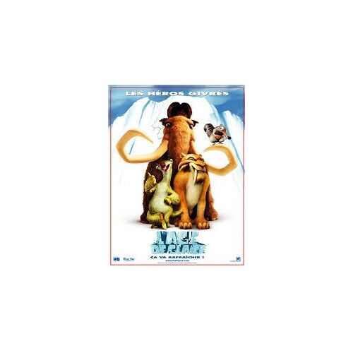 L'age De Glace - Ice Age - Chris Wedge - Carlos Saldanha - Ray Romano - 2002 - Affiche De Cinéma Pliée 120x160 Cm