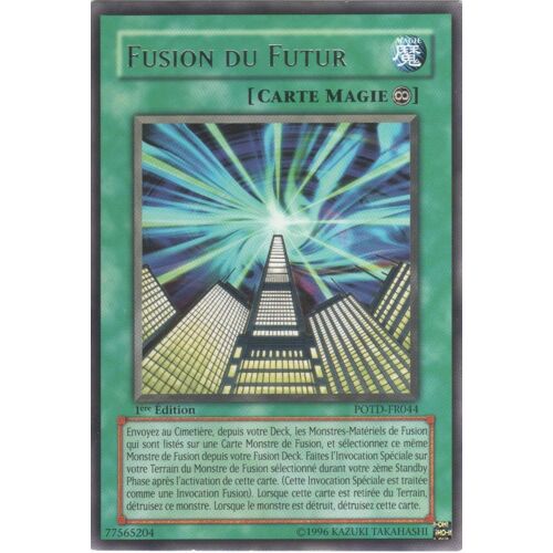 Carte Yu-Gi-Oh! "Fusion Du Futur" Rare Potd-Fr044