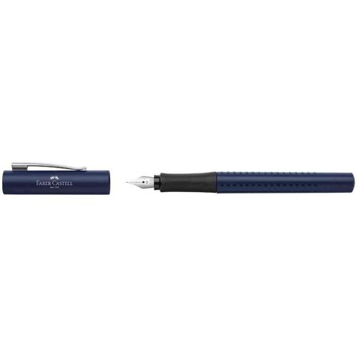 Faber-Castell Stylo Plume Grip 2011, B, Bleu Classique