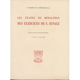 Les Étapes De Rédaction Des Exercices De Saint-Ignace