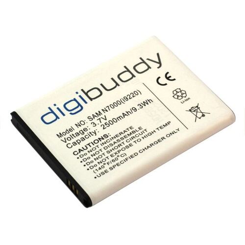 Batterie Pour Samsung Galaxy Note N7000 Li-Ion Voltage: 3,7v 2500 Mah Remplace Eb615268vucstd