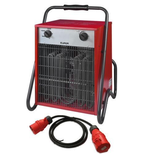 Eurom EK 15002 - Chauffage d?appoint électrique - 15000W - 400V - avec câble alimentation