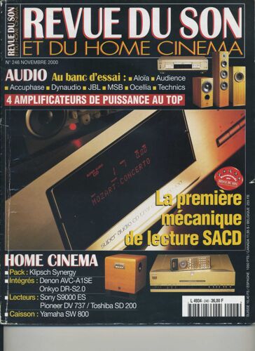 Revue Du Son Et Du Home Cinema  N° 246 : 4 Ampli De Puissance Au Top