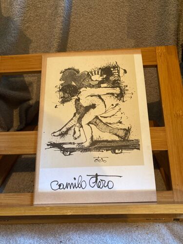 Camilo Otero Plaquette Exposition Galerie Vienner 10 Mai 10 Juin 1978