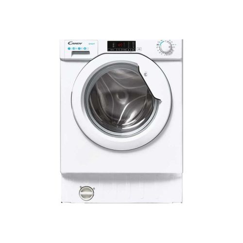 Machine à laver hublot Candy SMART CBW 27D1E-S - intégré - Niche - 60x57x83 cm (lxpxh) - 58 litres - 7 kg - 1200 tours/min - blanc