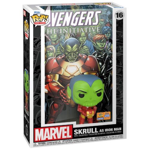 Figurine Funko Pop - Marvel Comics N°16 - Skrull En Iron Man - Comic Cover (65611)